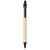 Berk recycled carton and corn plastic ballpoint pen, Recycled carton, corn plastic,  solid black