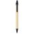 Berk recycled carton and corn plastic ballpoint pen, Recycled carton, corn plastic,  solid black