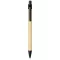 Berk recycled carton and corn plastic ballpoint pen, Recycled carton, corn plastic,  solid black