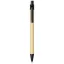 Berk recycled carton and corn plastic ballpoint pen, Recycled carton, corn plastic,  solid black