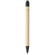   Berk recycled carton and corn plastic ballpoint pen, Recycled carton, corn plastic,  solid black