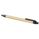 Berk recycled carton and corn plastic ballpoint pen, Recycled carton, corn plastic,  solid black