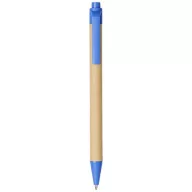   Berk recycled carton and corn plastic ballpoint pen, Recycled carton, corn plastic, Blue