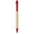 Berk recycled carton and corn plastic ballpoint pen, Recycled carton, corn plastic, Red