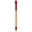 Berk recycled carton and corn plastic ballpoint pen, Recycled carton, corn plastic, Red
