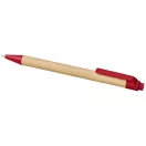 Berk recycled carton and corn plastic ballpoint pen, Recycled carton, corn plastic, Red