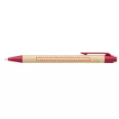 Berk recycled carton and corn plastic ballpoint pen, Recycled carton, corn plastic, Red