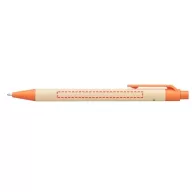   Berk recycled carton and corn plastic ballpoint pen, Recycled carton, corn plastic, Orange
