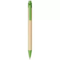   Berk recycled carton and corn plastic ballpoint pen, Recycled carton, corn plastic, Green
