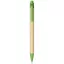 Berk recycled carton and corn plastic ballpoint pen, Recycled carton, corn plastic, Green