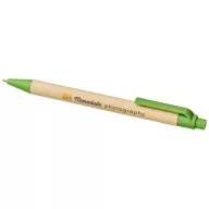   Berk recycled carton and corn plastic ballpoint pen, Recycled carton, corn plastic, Green