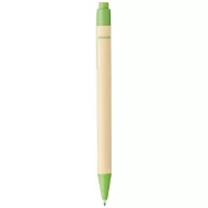   Berk recycled carton and corn plastic ballpoint pen, Recycled carton, corn plastic, Green