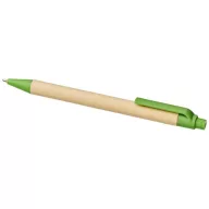   Berk recycled carton and corn plastic ballpoint pen, Recycled carton, corn plastic, Green