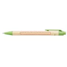 Berk recycled carton and corn plastic ballpoint pen, Recycled carton, corn plastic, Green