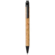   Midar cork and wheat straw ballpoint pen, Cork, wheat straw plastic,  solid black