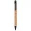 Midar cork and wheat straw ballpoint pen, Cork, wheat straw plastic,  solid black