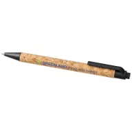   Midar cork and wheat straw ballpoint pen, Cork, wheat straw plastic,  solid black