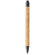   Midar cork and wheat straw ballpoint pen, Cork, wheat straw plastic,  solid black