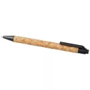 Midar cork and wheat straw ballpoint pen, Cork, wheat straw plastic,  solid black