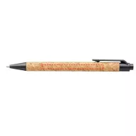   Midar cork and wheat straw ballpoint pen, Cork, wheat straw plastic,  solid black