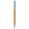 Midar cork and wheat straw ballpoint pen, Cork, wheat straw plastic, Blue