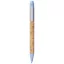 Midar cork and wheat straw ballpoint pen, Cork, wheat straw plastic, Blue