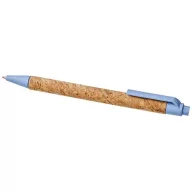   Midar cork and wheat straw ballpoint pen, Cork, wheat straw plastic, Blue