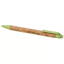 Midar cork and wheat straw ballpoint pen, Cork, wheat straw plastic, Green