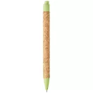 Midar cork and wheat straw ballpoint pen, Cork, wheat straw plastic, Green