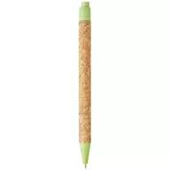   Midar cork and wheat straw ballpoint pen, Cork, wheat straw plastic, Green