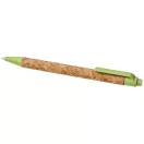Midar cork and wheat straw ballpoint pen, Cork, wheat straw plastic, Green