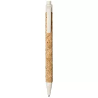   Midar cork and wheat straw ballpoint pen, Cork, wheat straw plastic, Chrome