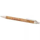 Midar cork and wheat straw ballpoint pen, Cork, wheat straw plastic, Chrome