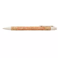   Midar cork and wheat straw ballpoint pen, Cork, wheat straw plastic, Chrome