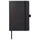Agenda A5, coperta tare cu elastic, 96 coli, dictando, Everestus, 9IA19280, Hartie, Negru