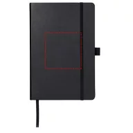   Agenda A5, coperta tare cu elastic, 96 coli, dictando, Everestus, 9IA19280, Hartie, Negru