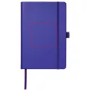 Agenda A5, coperta tare cu elastic, 96 coli, dictando, Everestus, 9IA19285, Hartie, Violet