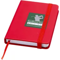   Agenda cu elastic, Everestus, 2610E18749, A7, Dictando, 10.5x7.4 cm, Hartie, Poliuretan, Rosu