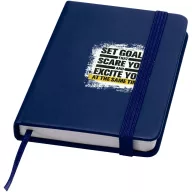   Agenda cu elastic, Everestus, 2610E18751, A7, Dictando, 10.5x7.4 cm, Hartie, Poliuretan, Albastru Navy