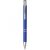 Moneta soft touch click ballpoint pen, Aluminium, Royal blue