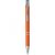 Moneta soft touch click ballpoint pen, Aluminium, Orange