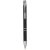 Moneta aluminium click ballpoint pen, Aluminium,  solid black