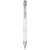 Moneta aluminium click ballpoint pen, Aluminium, White