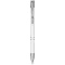 Moneta aluminium click ballpoint pen, Aluminium, White