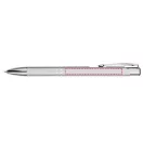 Moneta aluminium click ballpoint pen, Aluminium, Silver