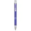Moneta aluminium click ballpoint pen, Aluminium, Royal blue