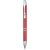 Moneta aluminium click ballpoint pen, Aluminium, Red