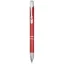Moneta aluminium click ballpoint pen, Aluminium, Red