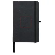  Agenda A5 cu elastic, 80 foi dictando, Everestus, 20FEB1227, Piele, Negru