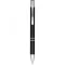 Moneta anodized aluminium click ballpoint pen, Aluminium, ABS Plastic, Steel,  solid black